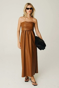 Vestido Couro