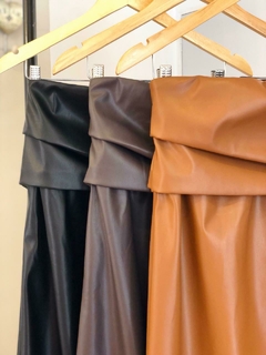 Vestido Couro