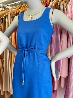 Vestido Regata Linho 100%