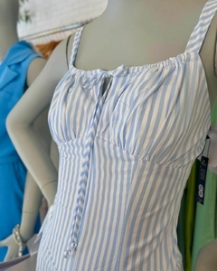 Vestido Corset Listrado - loja online