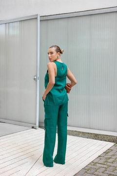 Conjunto Acetinado Verde Esmeralda - buy online