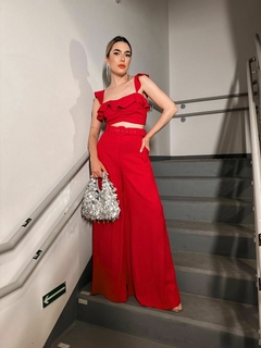 Conjunto Top e Calça Maxi Pantalona - comprar online