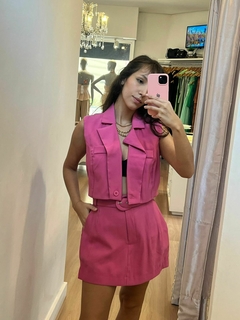 Conjunto Colete e Shortsaia na internet