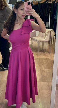 Vestido Laço Ombro Só na internet