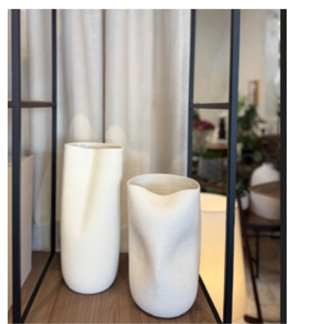 Vasos Cerâmica Texturizado - Orgânico