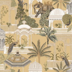 Papel de Parede Botânico - Santuário Amarelo - comprar online