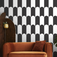 Papel de Parede Botânico - Yin Yang Verde - Acdc Casa Móveis e Decoração