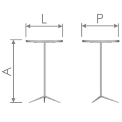 Mesa Lateral Lemme - loja online