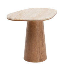 Mesa de Centro Jade - Mármore Travertino - comprar online