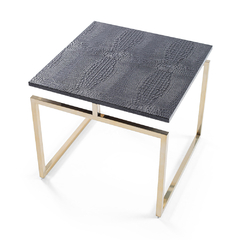 Mesa Lateral Ametista - Inox - comprar online