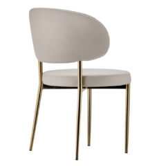 Cadeira Tiren - Aço Carbono Dourado - comprar online