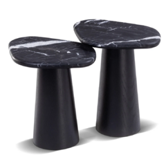 Mesa de Centro Jade - Mármore Nero - loja online