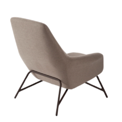 Poltrona Angel - Bege com Puff - comprar online
