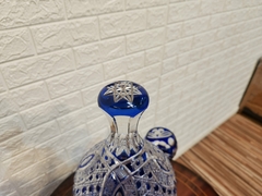 Imagen de POTICHE AZUL EN CRISTAL