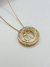 Colar Crucifixo Cravejado Religioso - Dourado - comprar online