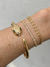 Bracelete Snake - Pedras Verdes na internet