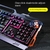Teclado mouse fone de ouvido jogo acessórios retroiluminado usb - comprar online