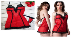 Babydoll tul y puntilla + Less