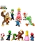 6 Pçs/set 4-7cm Super Mario Bros PVC Action Figure Brinquedos Dolls Model Set L