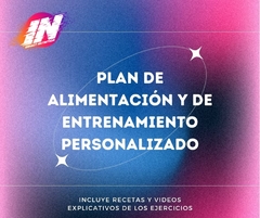 Plan de alimentacion y entrenamiento personalizado