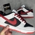 Dunk Low Branco preto e vermelho - comprar online