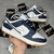 Dunk Low Azul e branco com Solado Marrom - comprar online