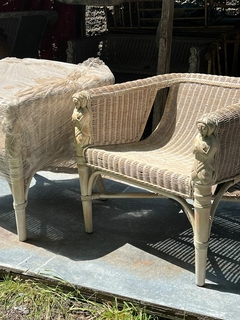Juego sillones Rattan (2 simples & 1 doble) - tienda online