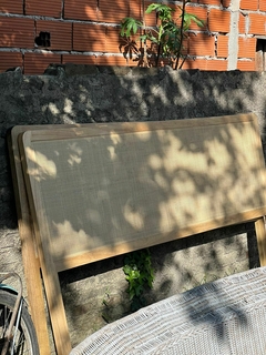 Respaldo de cama petiribí y esterilla de rattan - Puestokm75