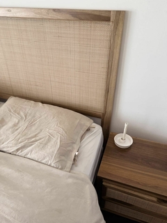 Respaldo de cama petiribí y esterilla de rattan en internet