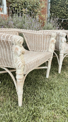 Juego sillones Rattan (2 simples & 1 doble) - comprar online