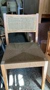Silla Trama asiento tejido