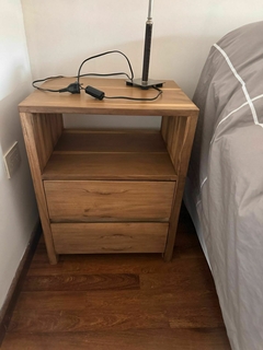 Mesa Luz Minimal Petiribí 2 cajones - Puestokm75