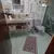 KIT LAVABO BORDARTES MARROM - Tuca Artesanato