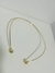 Choker aro bola dourada - Coleção Esfera - Dora Milaje