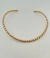 Choker trançado dourado - Linha Minimalista na internet