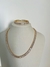 Choker riviera dourada com cristais - Coleção Essential - loja online