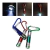 Kit 10 Canetas Laser 3 Em 1 Mini Lanterna Chaveiro LED AL-1281 na internet