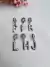 Berloque Letras de Aço Inox - comprar online