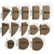 Kit com 13 (Treze) Moldes em MDF para Alças de Xícaras/Canecas na internet