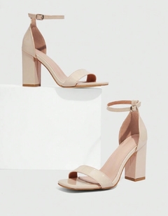 Zapatilla abierta beige