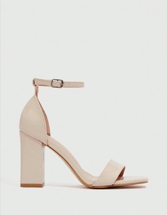 Zapatilla abierta beige - comprar en línea