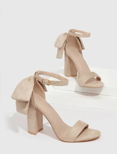 Zapatilla abierta nude - comprar en línea