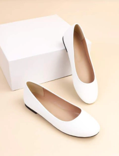 Balerina lisa blanca - comprar en línea