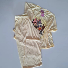 Pijama básico malha Pv - Estampas variadas - comprar online