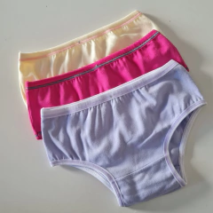 Kit Infantil com 3 calcinhas