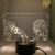 Naruto 3D Night Lamp Toys LED Night Light