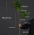 Grandes plantas artificiais para decoração de casa, alto verde luxuoso - loja online