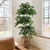 Plantas artificiais de ficus, folhas banyan, planta alta qualidade.
