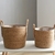 Cesto de palha para armazenamento de vaso de planta. - comprar online