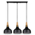 Pendente Moderno Industrial, de 1 até 3 Lâmpadas. - Float Decorações